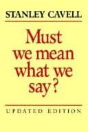 Tapa de Must We Mean What We Say?