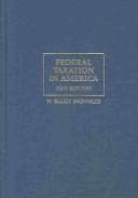Tapa de Federal Taxation in America