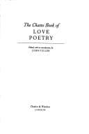 Tapa de The Chatto book of love poetry