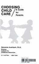 Tapa de Choosing Childcare