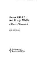 Tapa de From 1915 to the Early 1980's