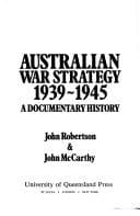 Tapa de Australian war strategy, 1939-1945