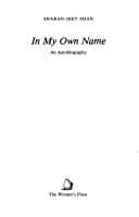 Tapa de In My Own Name