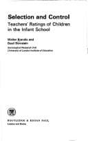 Tapa de Selection and control: teachers' ratings of children in the infant school