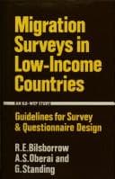 Tapa de Migration surveys in low income countries