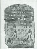 Tapa de Five years' explorations at Thebes
