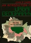 Tapa de An introduction to urban geography