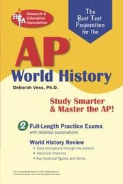 Tapa de The best test preparation for the AP world history exam