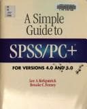 Tapa de A simple guide to SPSS/PC+