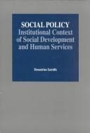 Tapa de Social Policy