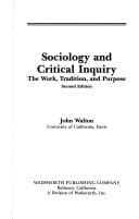 Tapa de Sociology and Critical Inquiry