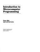 Tapa de Introduction to microcomputer programming
