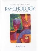 Tapa de Introduction to Psychology With Infotrac