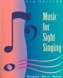 Tapa de Music for Sight Singing