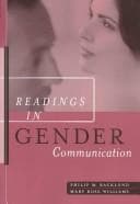Tapa de Readings in gender communication