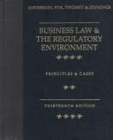 Tapa de Business law & the regulatory environment