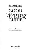 Tapa de Chambers good writing guide