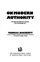 Tapa de On Modern Authority