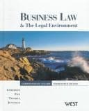 Tapa de Business law and the legal environment