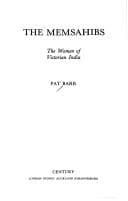 Tapa de THE MEMSAHIBS; THE WOMEN OF VICTORIAN INDIA