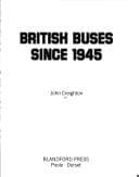 Tapa de British Buses Since 1945