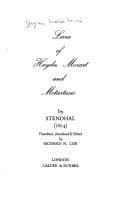 Tapa de Lives of Haydn Mozart and Metastasio