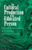 Tapa de The cultural production of the educated person
