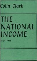 Tapa de National Income 1924-1931