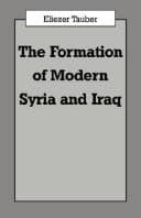 Tapa de The formation of modern Syria and Iraq