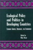 Tapa de Ecological policy and politics in developing countries
