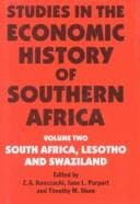 Tapa de Studies in the economic history of southern Africa