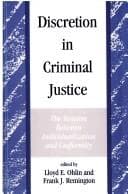 Tapa de Discretion in Criminal Justice