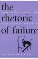 Tapa de The Rhetoric of Failure