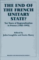 Tapa de The End of the French Unitary State?