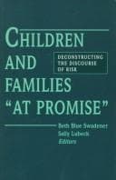 Tapa de Children and families "at promise"