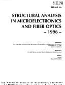 Tapa de Structural Analysis in Microelectronics and Fiber Optics (MD)