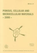 Tapa de Porous, cellular and microcellular materials 2000