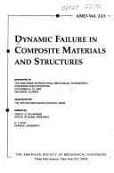 Tapa de Dynamic failure in composite materials and structures
