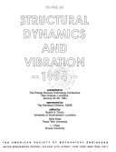 Tapa de Structural dynamics and vibration, 1994