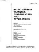 Tapa de Radiation Heat Transfer