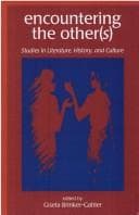 Tapa de Encountering the Other: Studies in Literature, History, and Culture (S : Studies in Literature, History, and Culture)