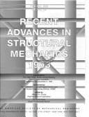 Tapa de Recent advances in structural mechanics, 1993