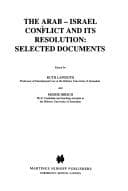 Tapa de The Arab-Israel conflict and its resolution