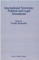 Tapa de International Terrorism:Political and Legal Documents