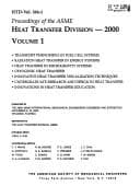 Tapa de Proceedings of the ASME Heat Transfer Division--2000
