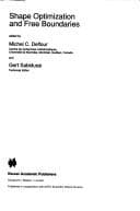 Tapa de Shape optimization and free boundaries