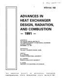 Tapa de Advances in heat exchanger design, radiation, and combustion, 1991