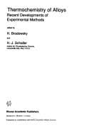 Tapa de Thermochemistry of alloys