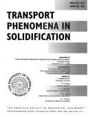 Tapa de Transport Phenomena in Solidification