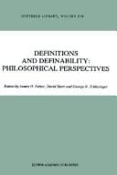 Tapa de Definitions and Definability